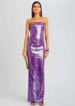 Clearance Lucia Sequin Lace Dress RETROFÊTE
