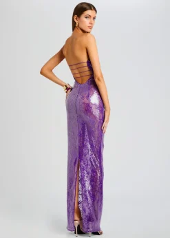 Best Sale Lucia Sequin Lace Dress Tropical Hues