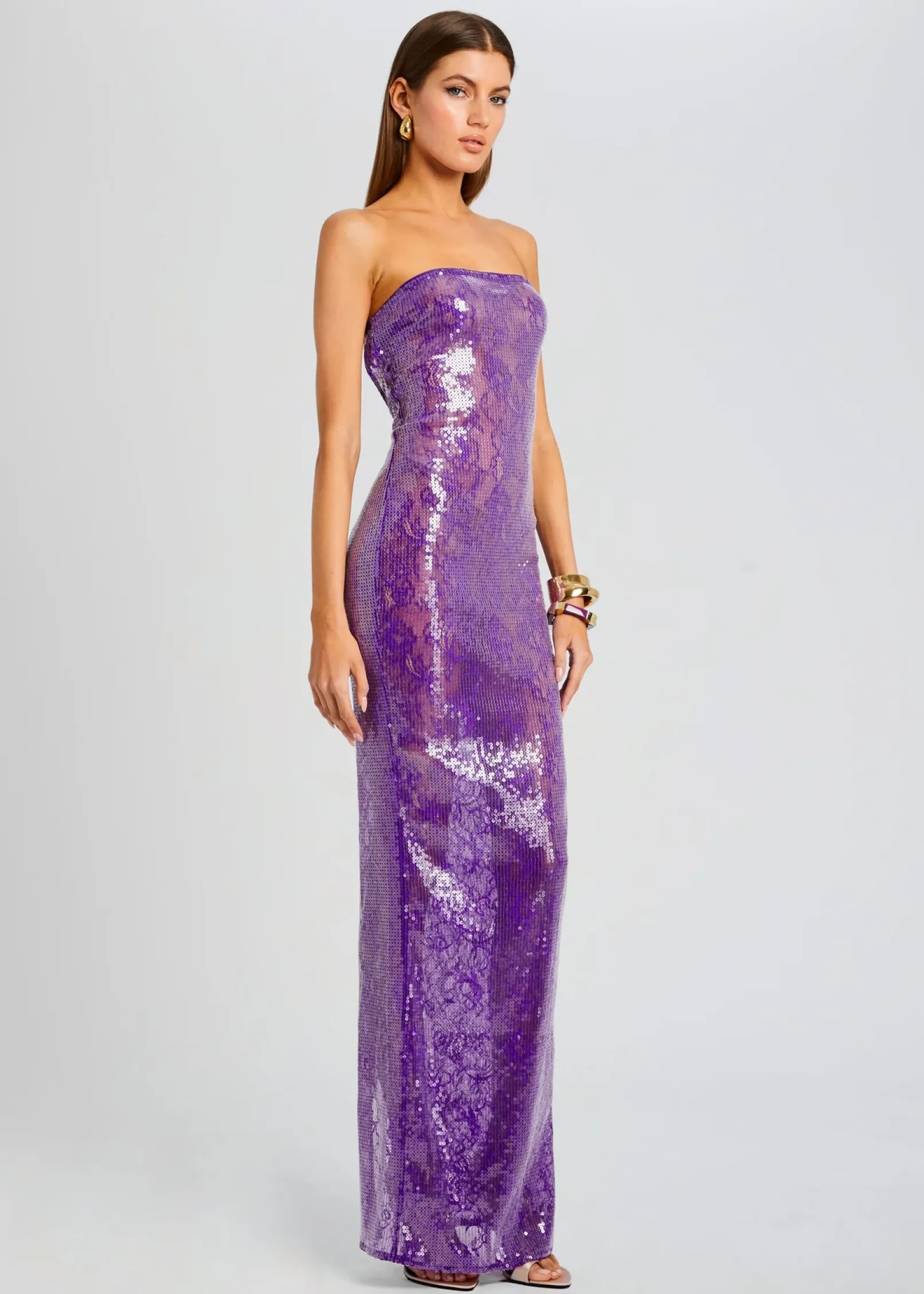 Best Sale Lucia Sequin Lace Dress Tropical Hues