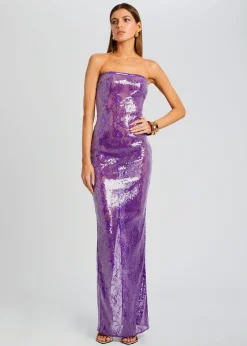 Shop Lucia Sequin Lace Dress Gowns