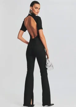 Store Lyla Coated Denim Jumpsuit Jumpsuits