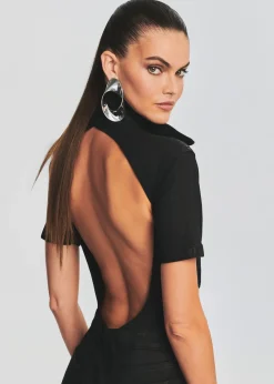 Store Lyla Coated Denim Jumpsuit Jumpsuits
