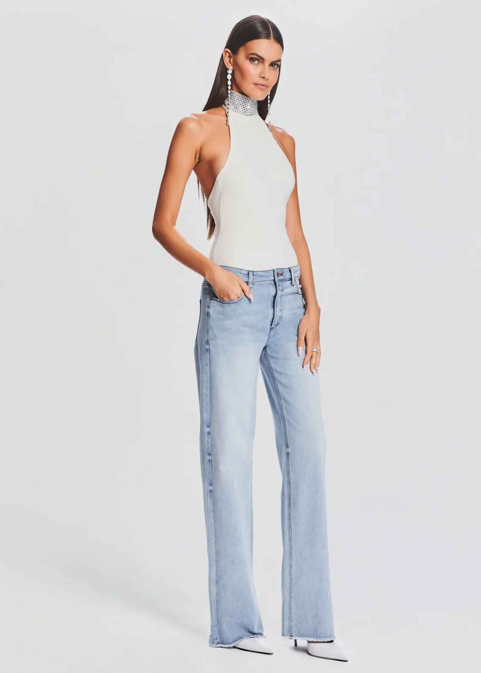 Online Maci Embellished Knit Bodysuit Guest Of
