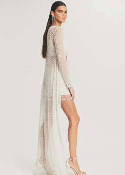 Hot Marcel Beaded Duster Bridal Party