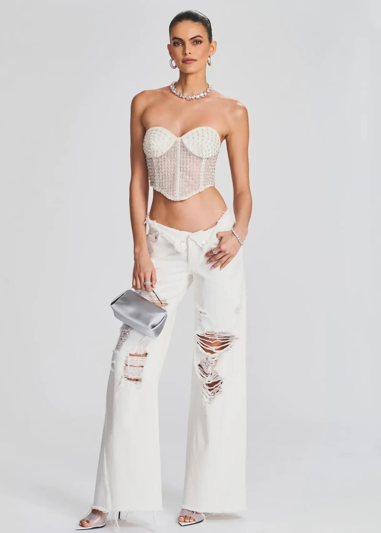 Sale Margery Embellished Bustier Top Honeymoon Looks