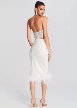 Discount Margery Embellished Bustier Top Rehearsal Dinner