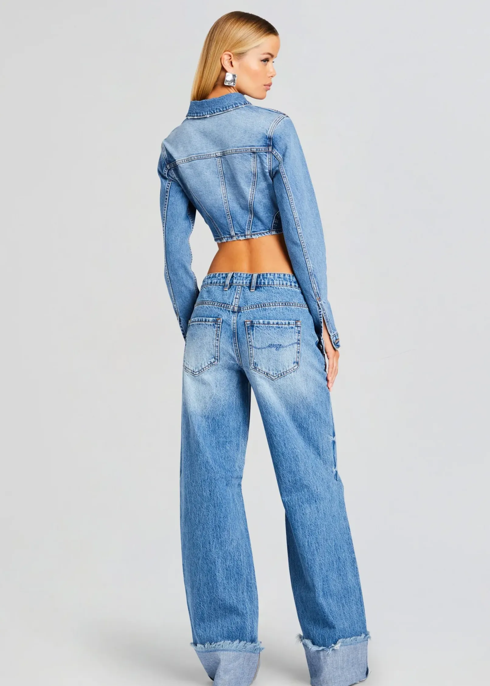 Clearance Margot Cuffed Boyfriend Jean Business Chic