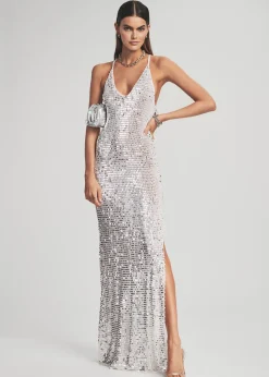 Clearance Marie Sequin Crochet Dress Reception Dresses