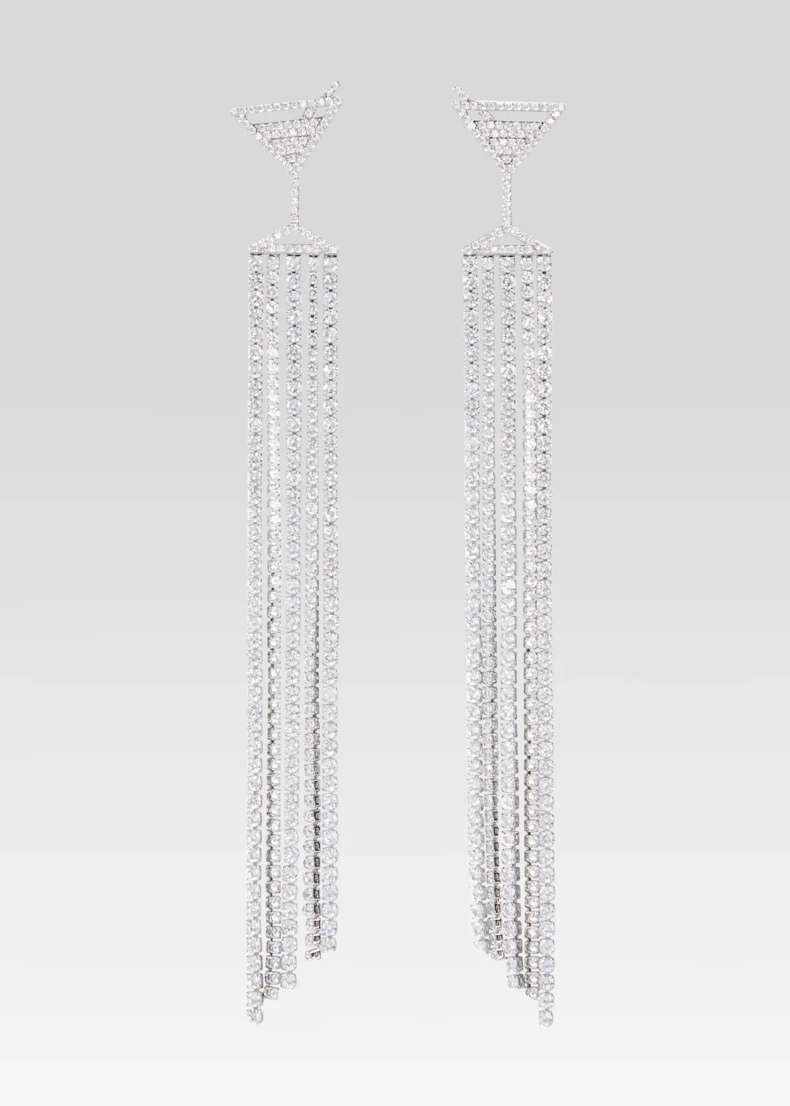 Clearance Martini Drop Crystal Earring Accessories