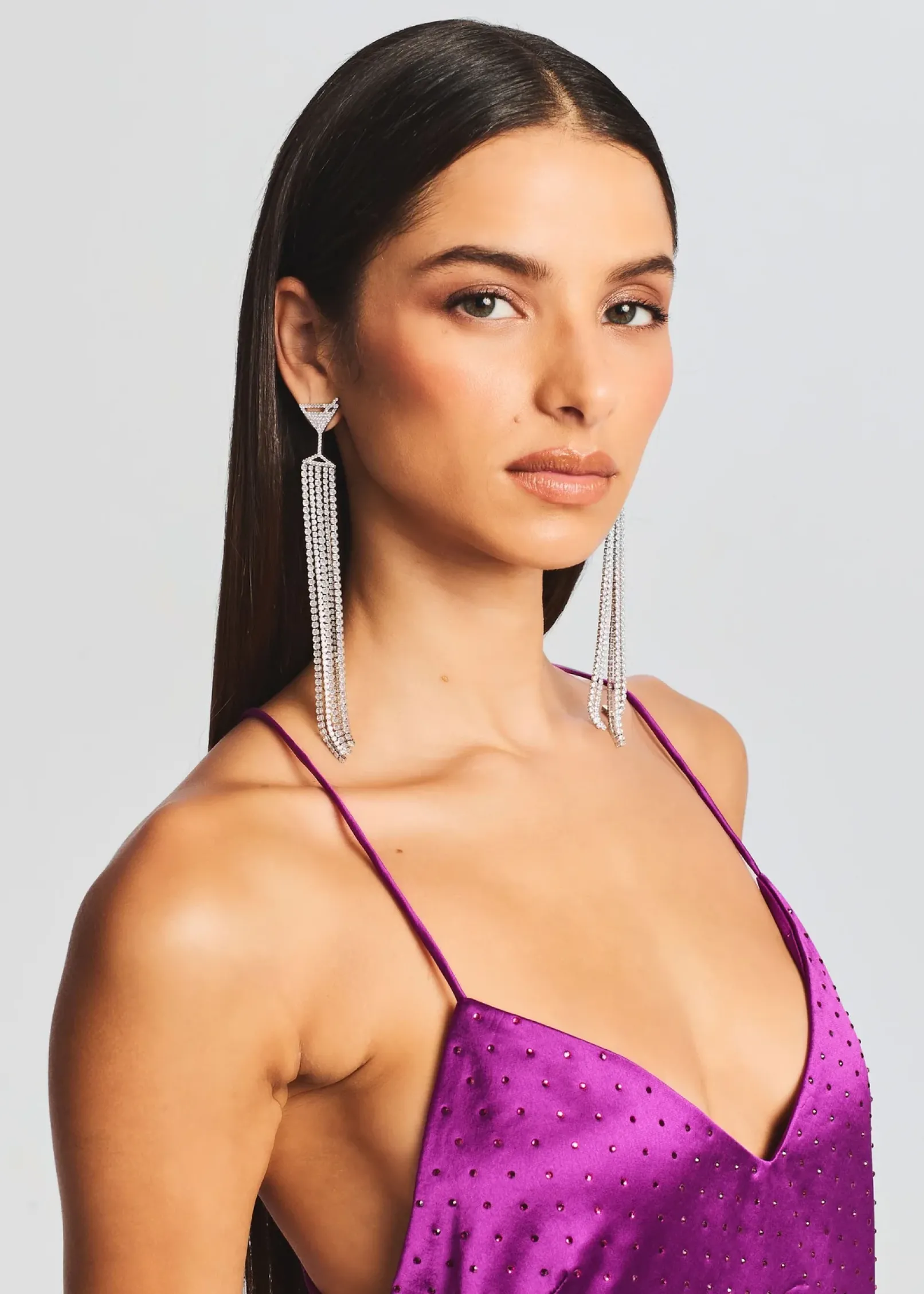 Clearance Martini Drop Crystal Earring Accessories