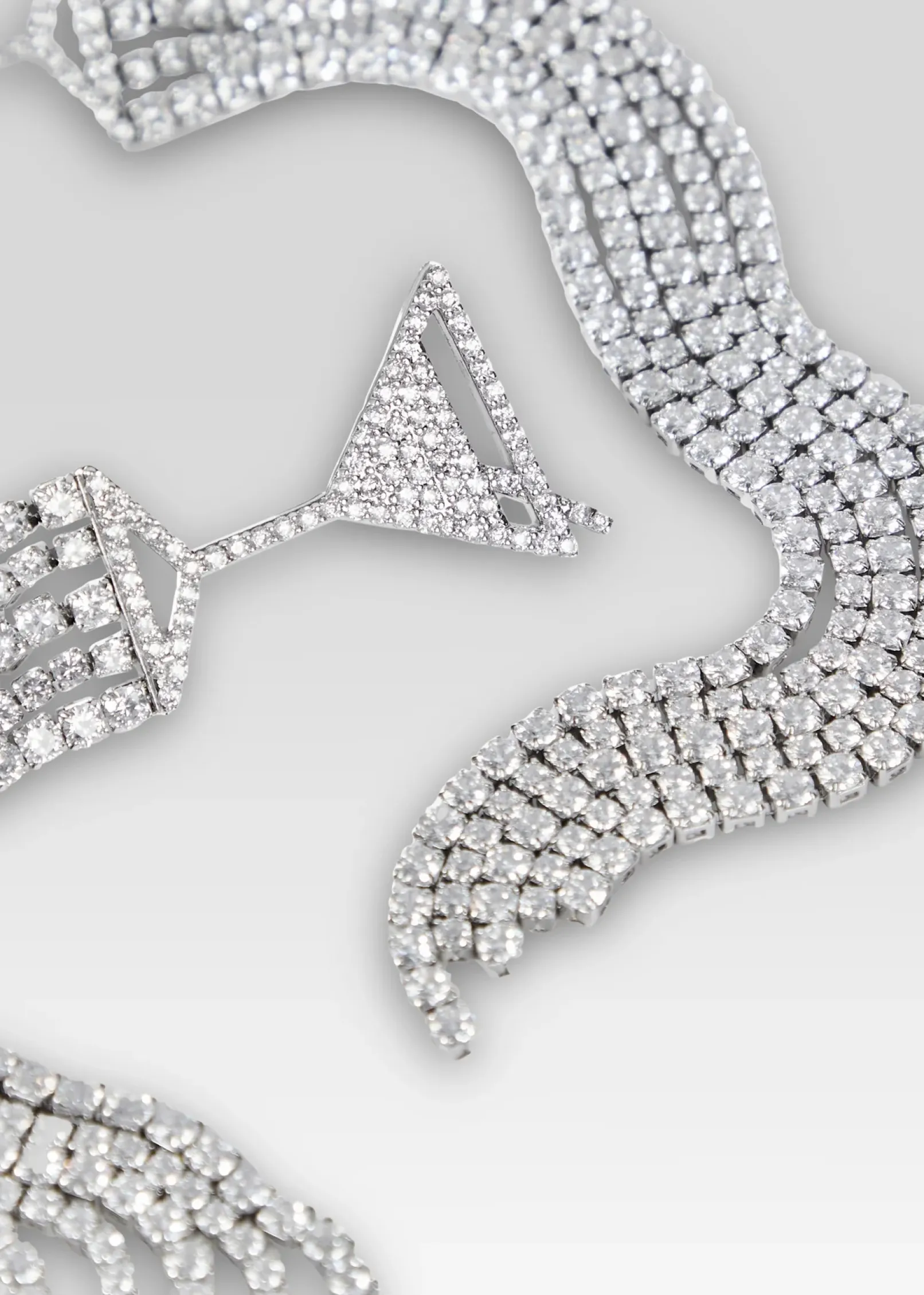 Clearance Martini Drop Crystal Earring Accessories
