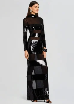Shop Melina Sequin Dress Subtle Shimmer