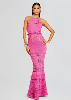 Store Mesa Knit Crochet Dress Resort '24