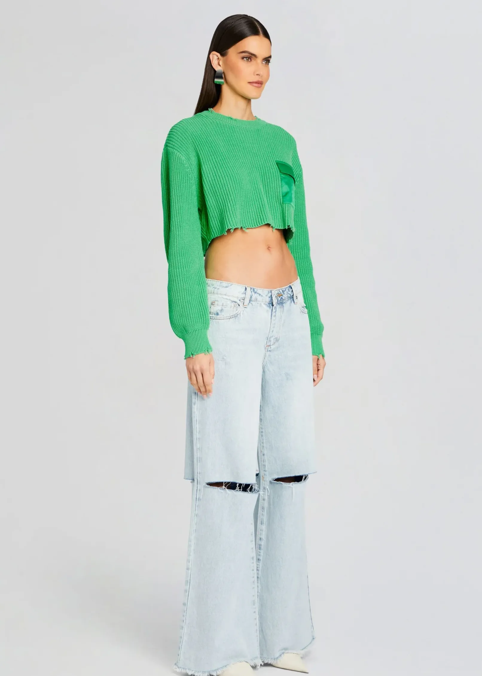 Outlet Mid Cropped Devin Sweater Resort '24