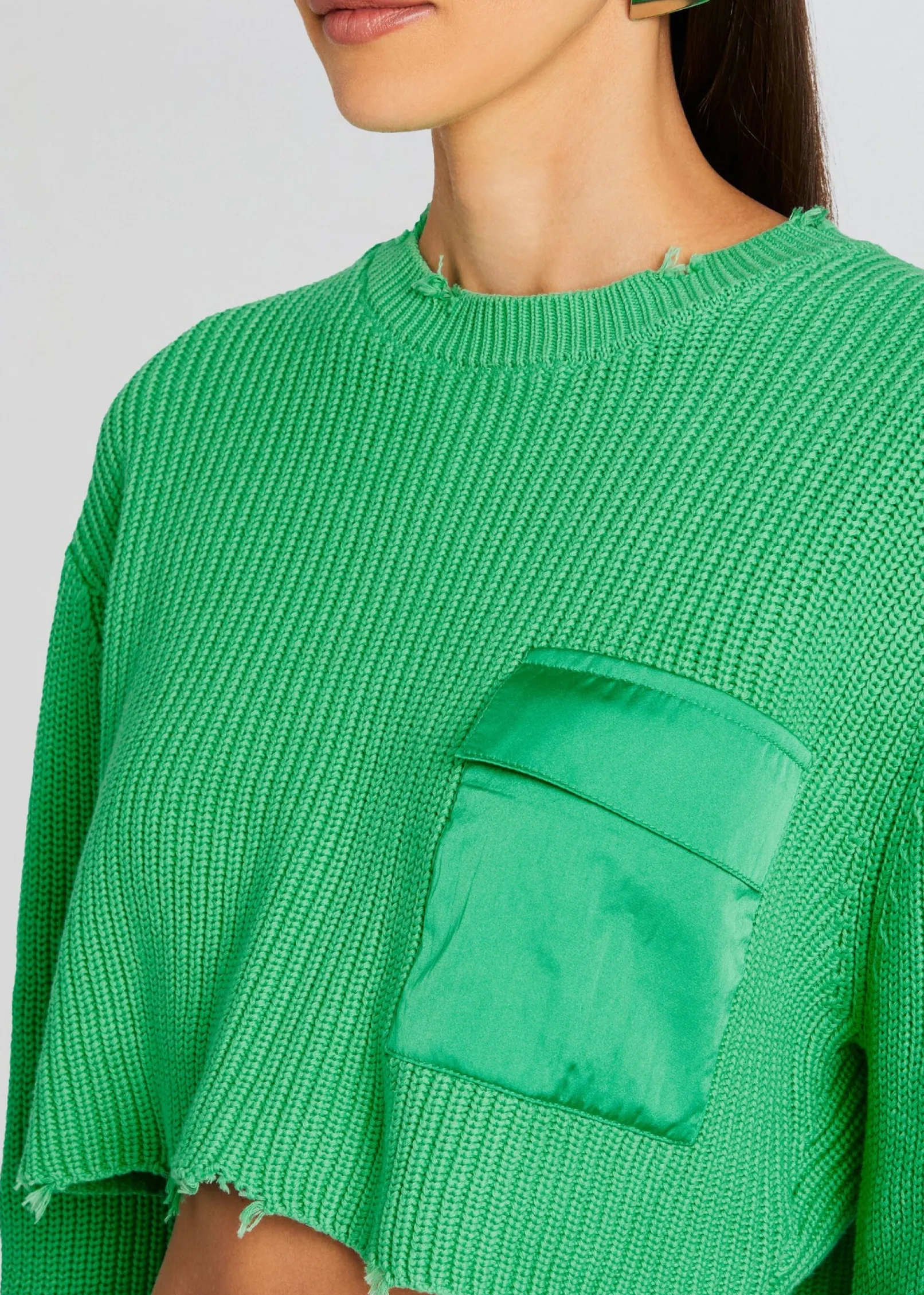 Fashion Mid Cropped Devin Sweater Tops