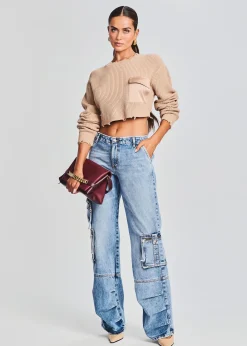 Best Mid Cropped Devin Sweater Men Neutral Moments