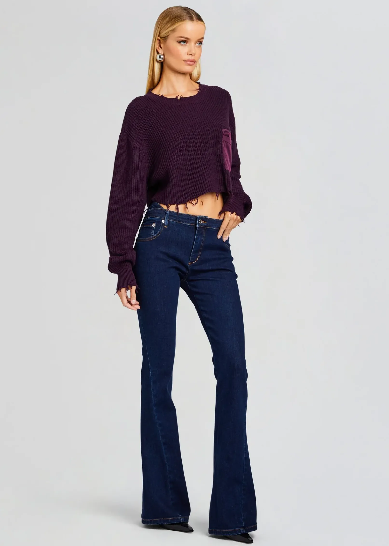 Best Sale Mid Cropped Devin Sweater Tops