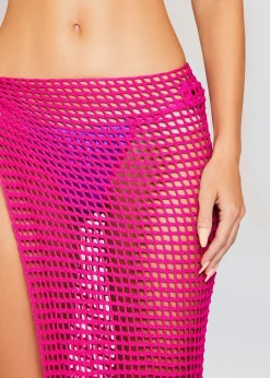Cheap Midi Net Sarong Swim
