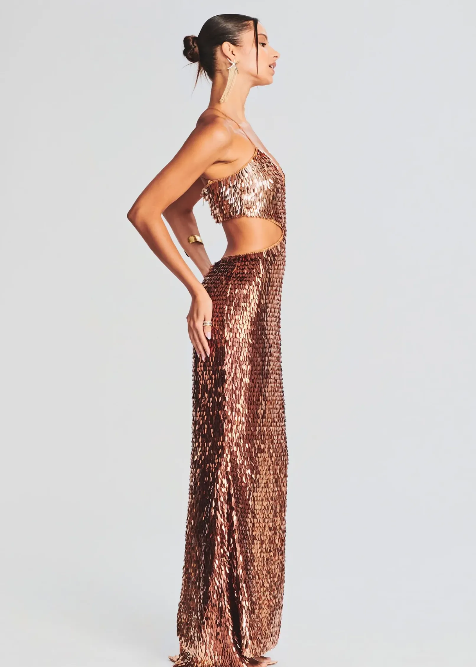 New Miko Feather Sequin Dress RETROFÊTE