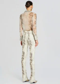 Outlet Milena Silk Blouse Business Chic