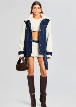 Best Sale Mink Teddy Denim Jacket Jackets
