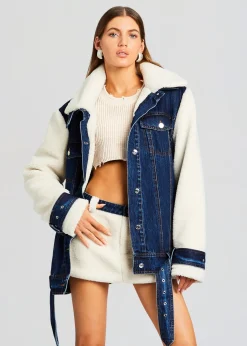 Best Mink Teddy Denim Jacket Jackets