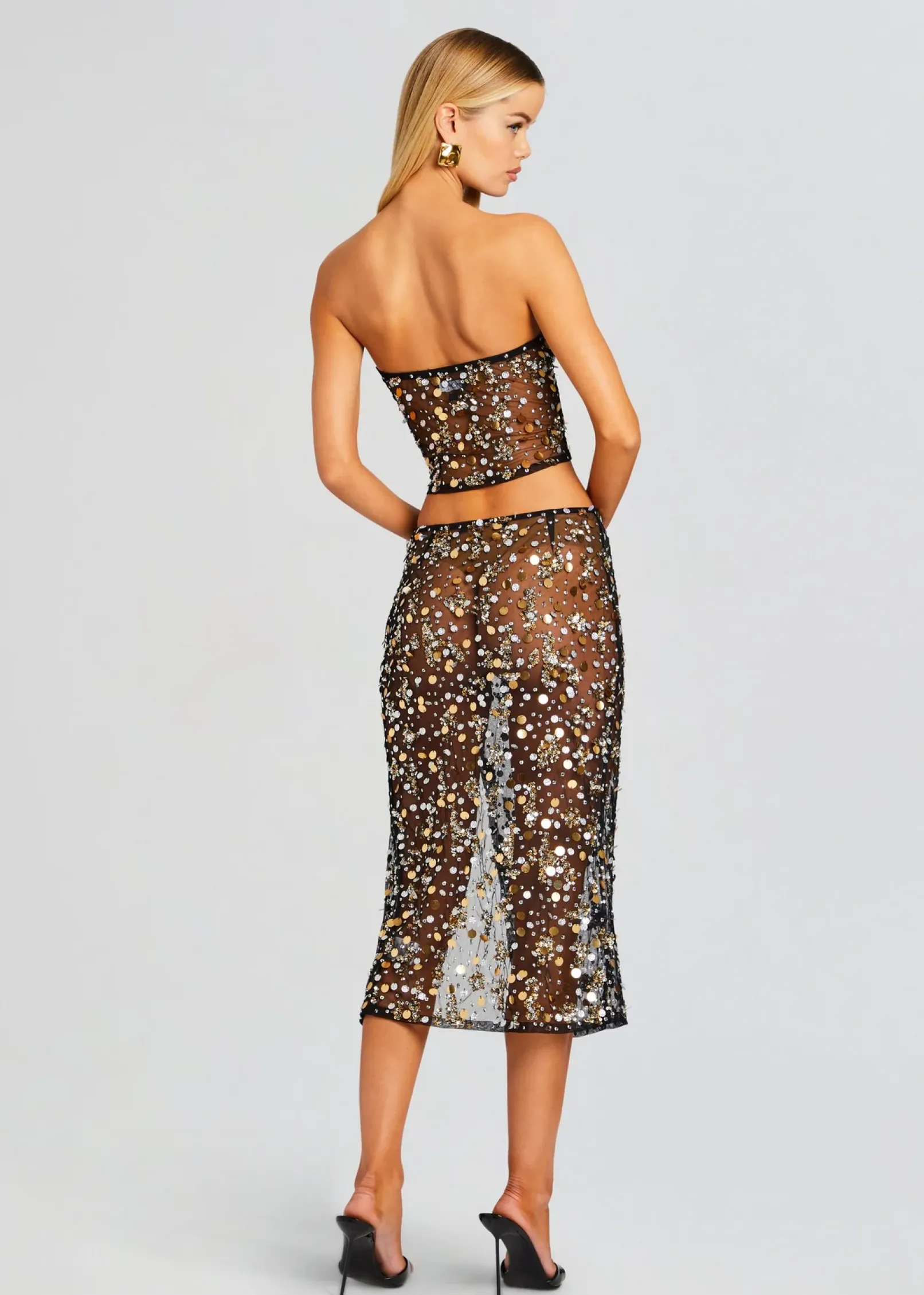 Hot Mirage Embellished Skirt RETROFÊTE