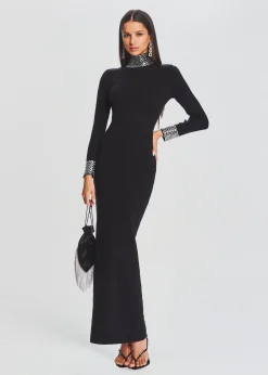 Shop Monroe Embellished Knit Dress Gowns