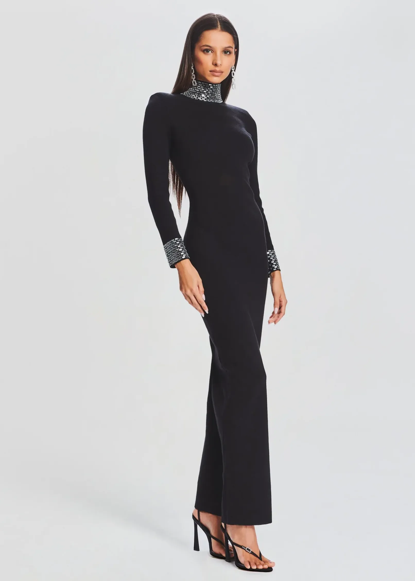 Shop Monroe Embellished Knit Dress Gowns