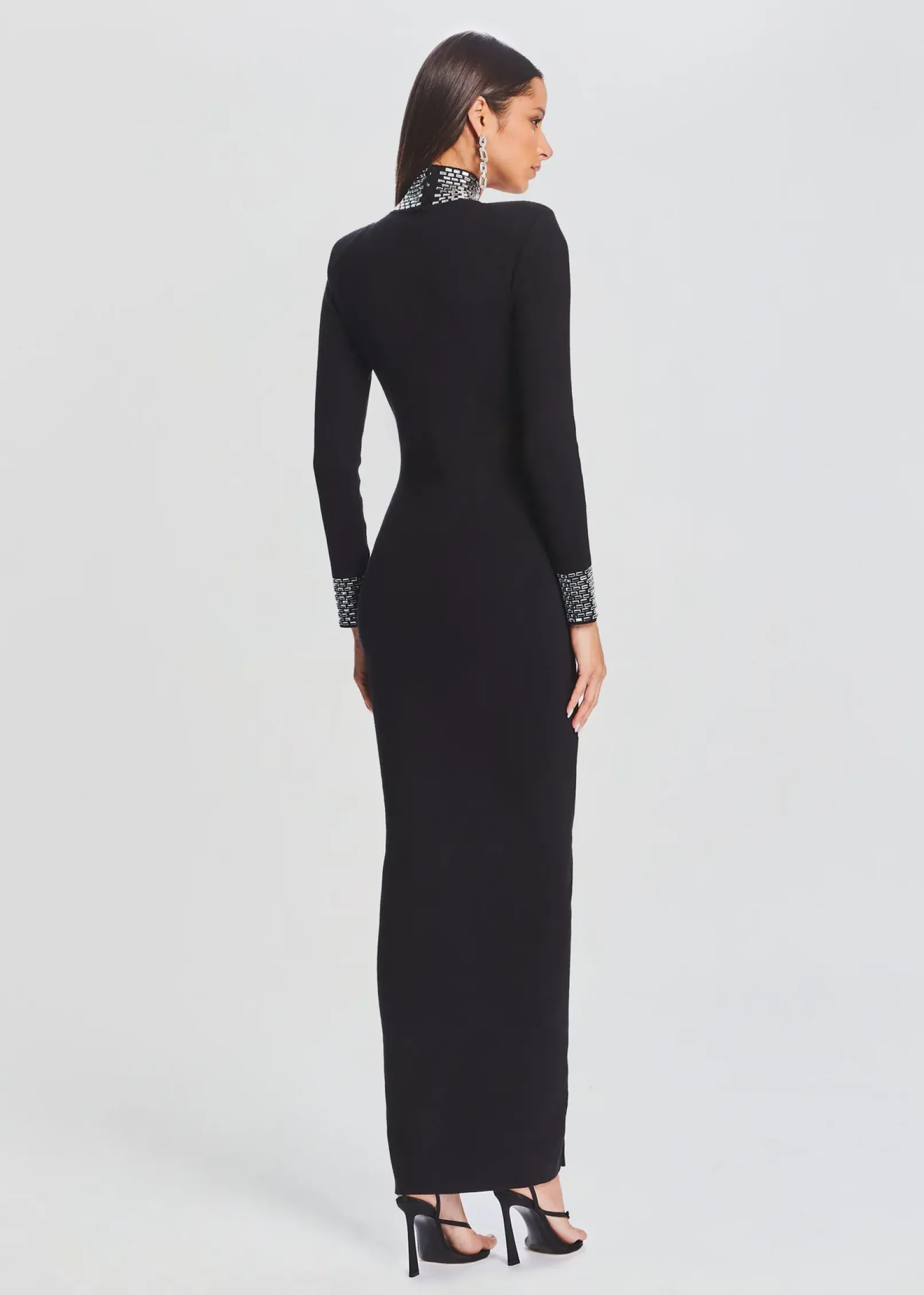 Shop Monroe Embellished Knit Dress Gowns
