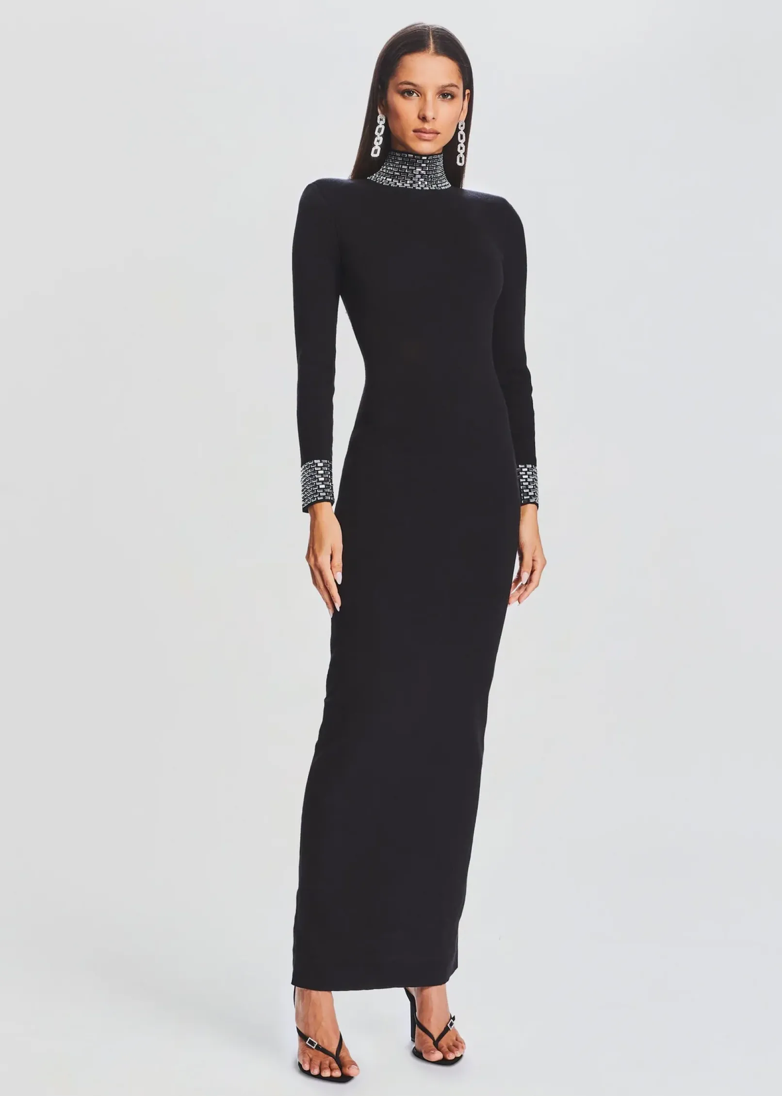 Shop Monroe Embellished Knit Dress Gowns