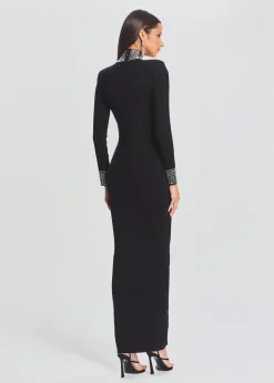 Cheap Monroe Embellished Knit Dress RETROFÊTE