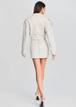 Clearance Mora Embellished Leather Jacket Jackets