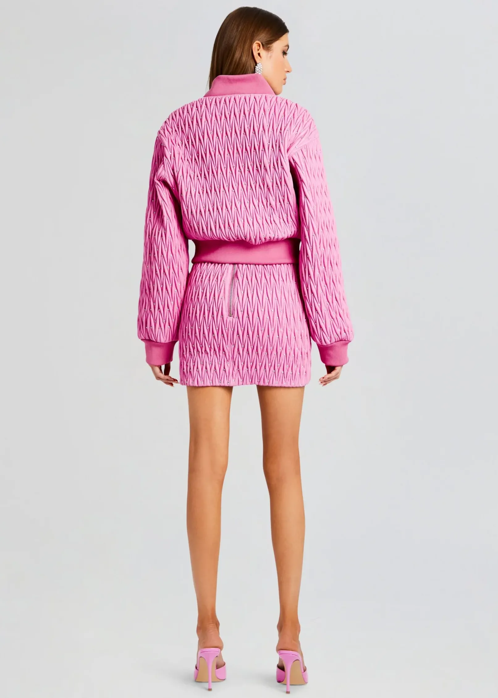 Outlet Morgana Embellished Leather Jacket Resort '24