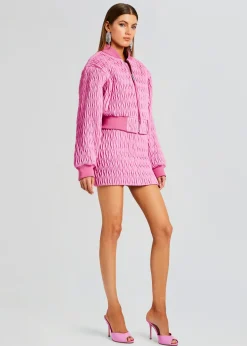 Outlet Morgana Embellished Leather Jacket RETROFÊTE