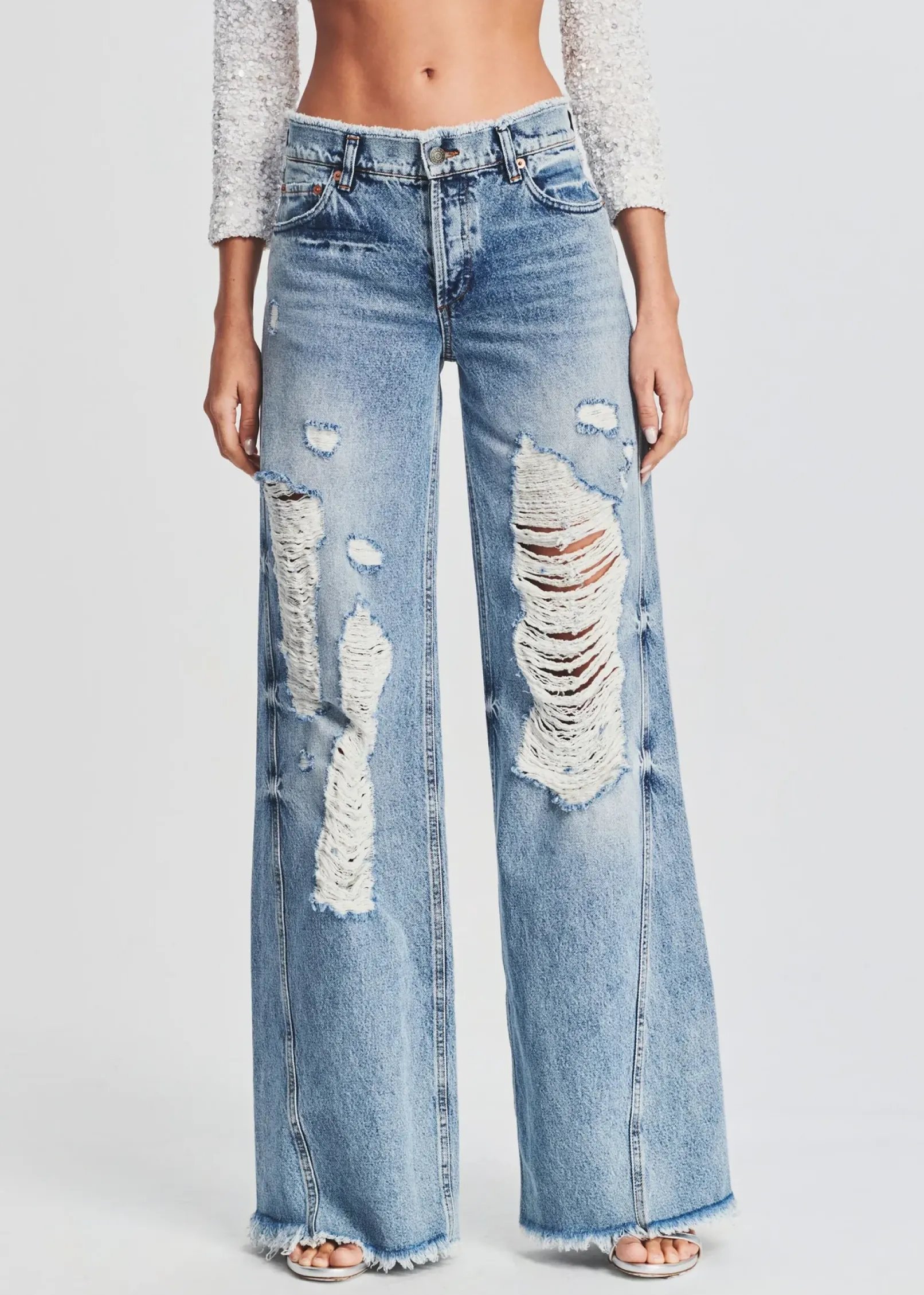 Online Mountain Wide Leg Jean Bottoms