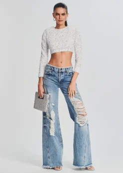 Online Mountain Wide Leg Jean Bottoms