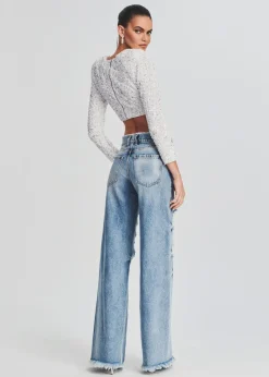 Online Mountain Wide Leg Jean Bottoms
