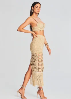 Store Naida Crochet Skirt Bottoms