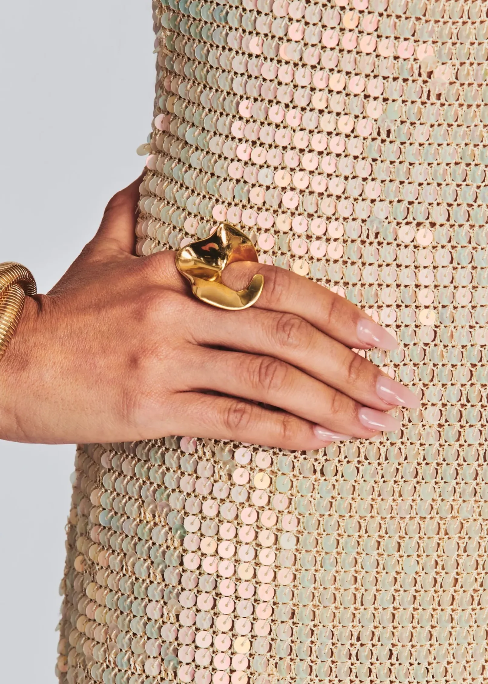 Online Nalu Sequin Crochet Dress Guest Of