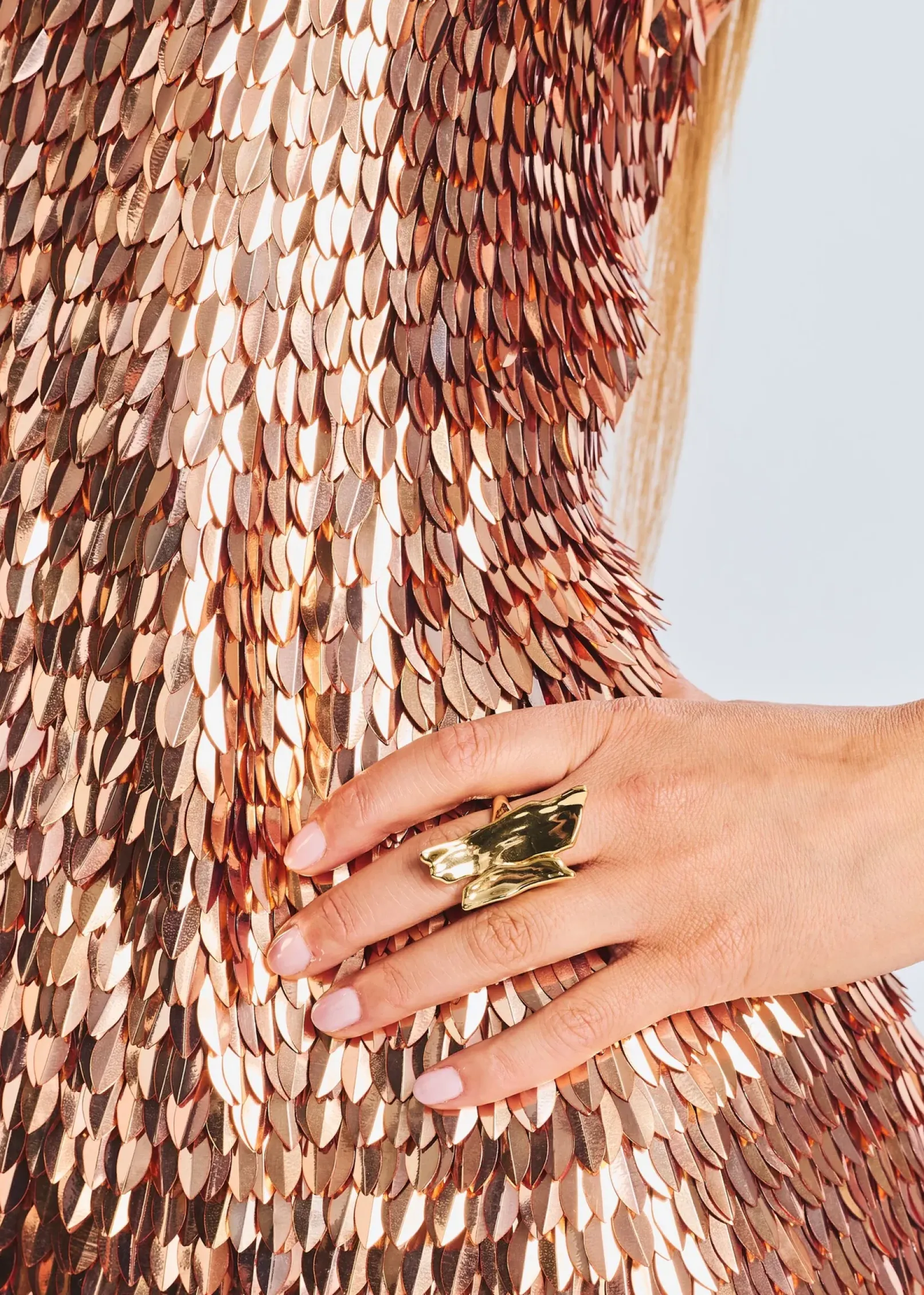 Best Sale Nara Feather Sequin Dress Guest Of