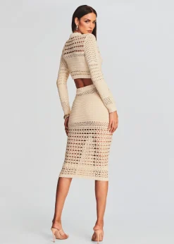 Flash Sale Nico Knit Crochet Cardigan Men Neutral Moments