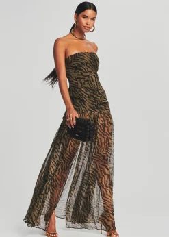 New Nicole Silk Chiffon Dress RETROFÊTE