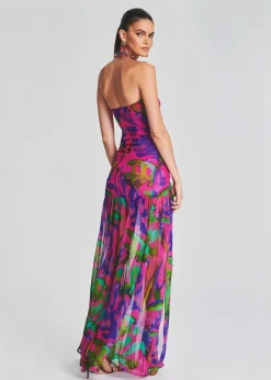 Outlet Nicole Silk Chiffon Dress Dresses
