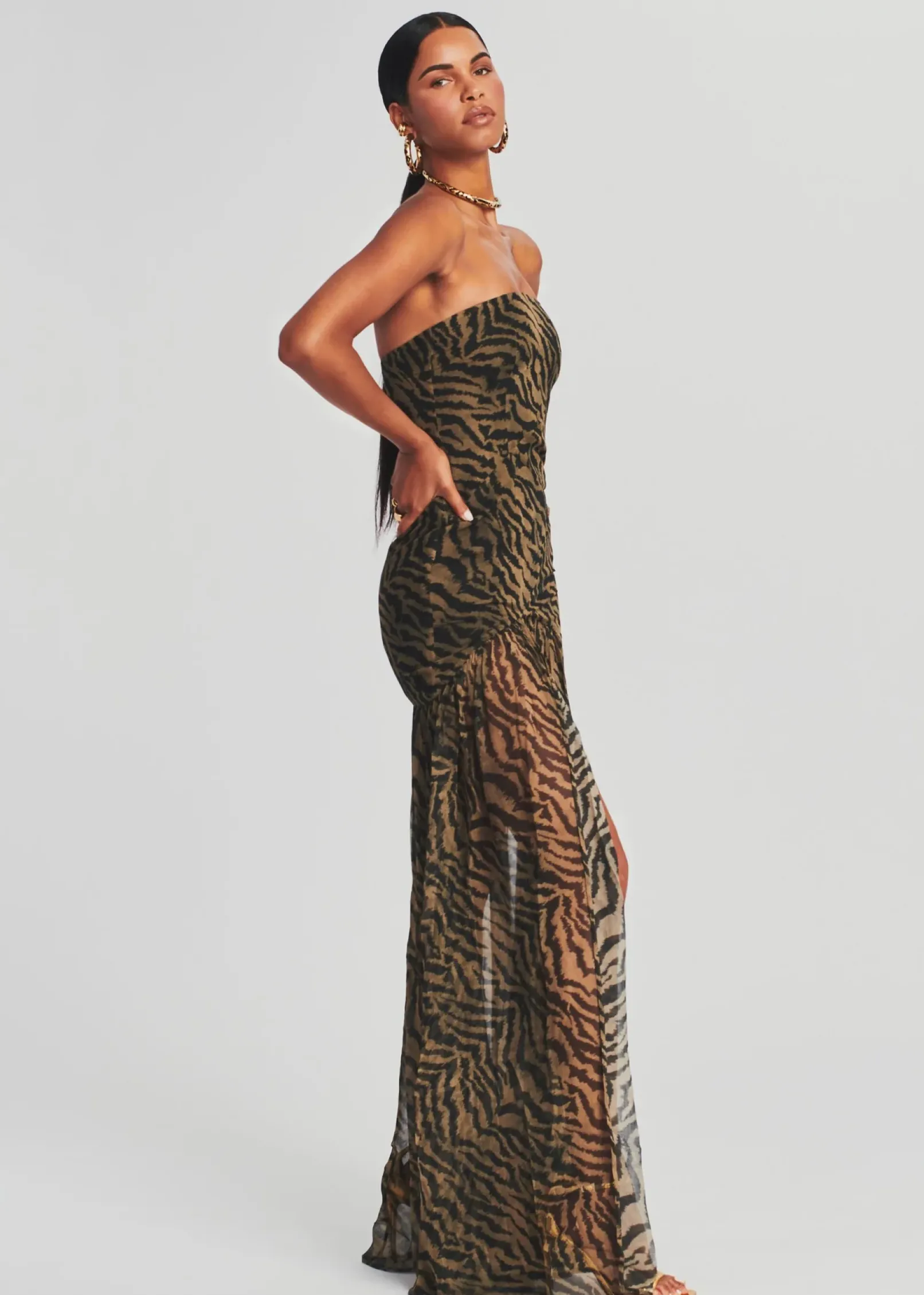 New Nicole Silk Chiffon Dress Honeymoon Looks