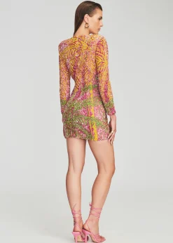 Best Sale Nikki Sequin Palm Dress Guest Of