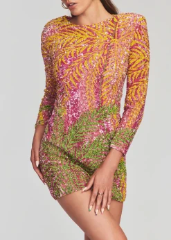 Best Sale Nikki Sequin Palm Dress Guest Of