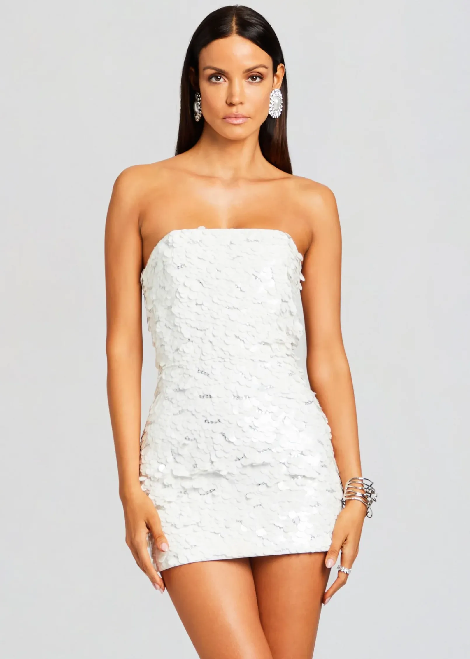 New Nolia Sequin Embellished Dress Reception Dresses