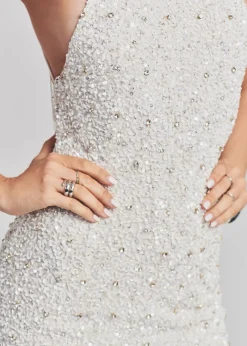 Best Sale Olivia Sequin Mini Dress Rehearsal Dinner