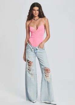 Fashion Ollie Wide Leg Jean Bottoms